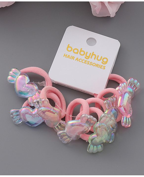 Babyhug Free Size Rubber Band Pack of 8 - Multicolor