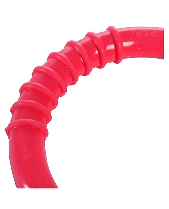 Babyhug Ring Silicone Teether- Blue & Pink
