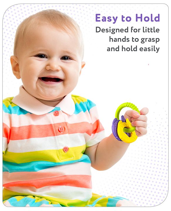 Babyhug Fish Shaped Silicone Teether- Multicolor