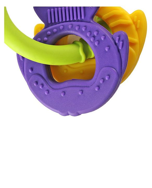 Babyhug Fish Shaped Silicone Teether- Multicolor