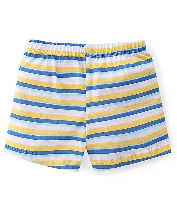 Babyhug 100% Cotton Bear Printed Trunks Pack of 5 - Multicolour