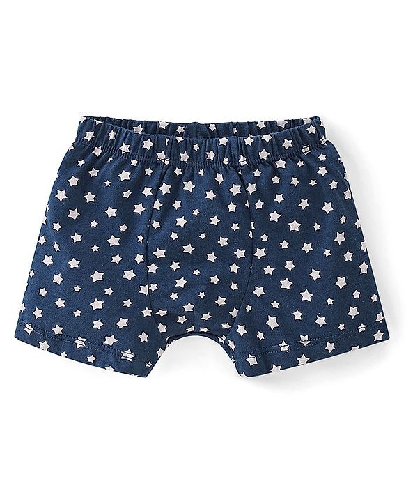 Babyhug 100% Cotton Bear Printed Trunks Pack of 5 - Multicolour