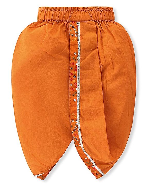 Babyhug Woven Full Sleeves Jamna Set with Forehead Cap & Booties - Mustard Yellow