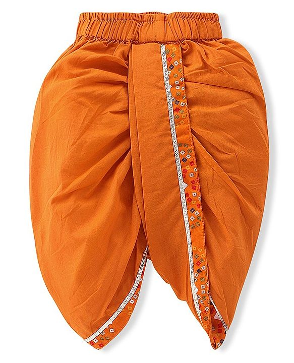 Babyhug Woven Full Sleeves Jamna Set with Forehead Cap & Booties - Mustard Yellow