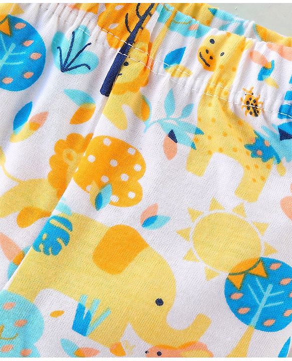 Babyhug 100% Cotton Briefs Bunny Print Pack of 3 - Multicolour