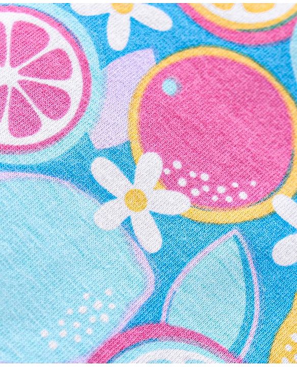 Babyhug Single Jersey Knit Three Fourth Length Legging Polka Dot & Orange Print Pack of 3 - Yellow Pink & Blue