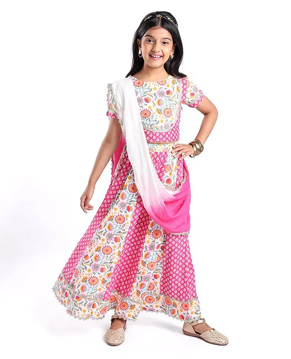 Indian Kids Girl Dress, Rayon Lehenga Choli for Kids Girls, Lehenga Choli  for Baby, Girls' Cotton Lehenga Choli, Radha Lehenga - Etsy