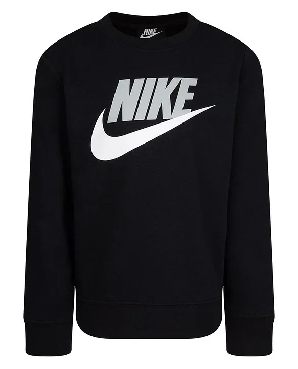 Nike black cheap crew neck sweatshirt