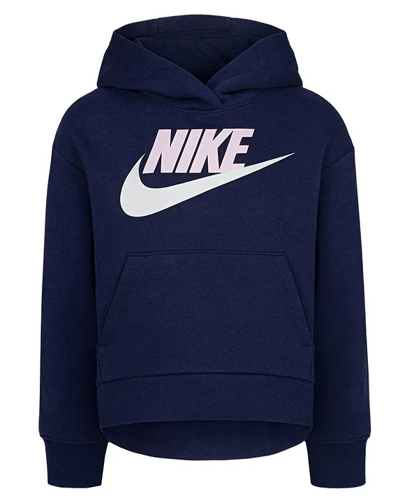 Nike hoodie sales navy blue