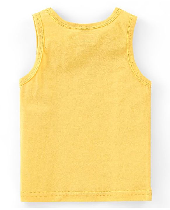 Babyhug 100% Cotton Sleeveless Sando Striped & Dino Print Pack of 3 - Multicolour