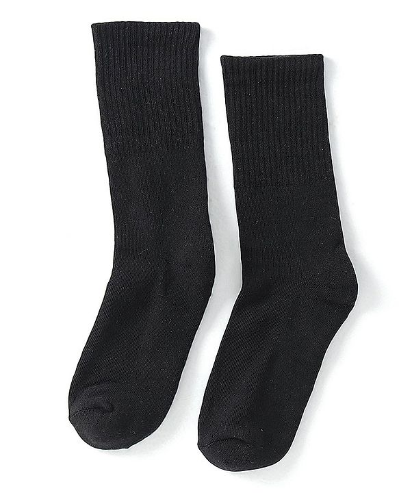 Pine Active Cotton Lycra Knit Athelisure & Sportswear  Breathable Socks  Pack Of 3 - Black