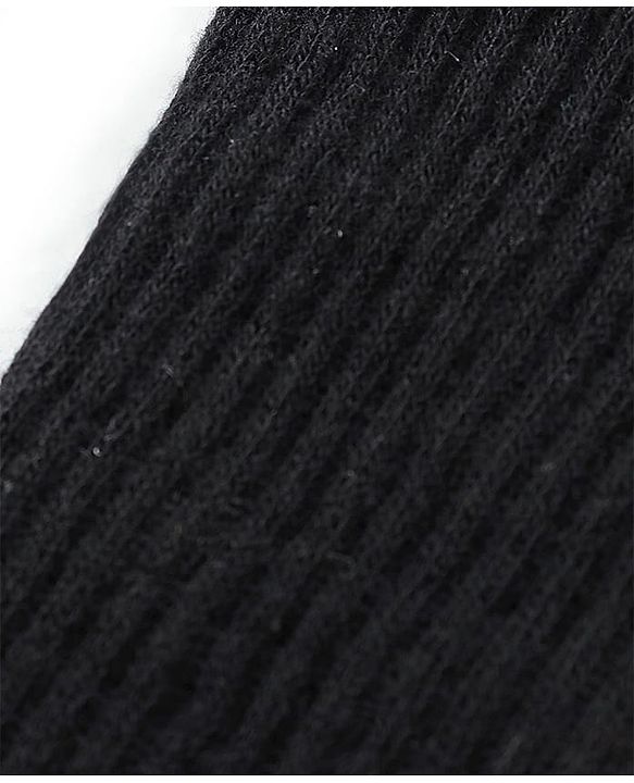 Pine Active Cotton Lycra Knit Athelisure & Sportswear  Breathable Socks  Pack Of 3 - Black