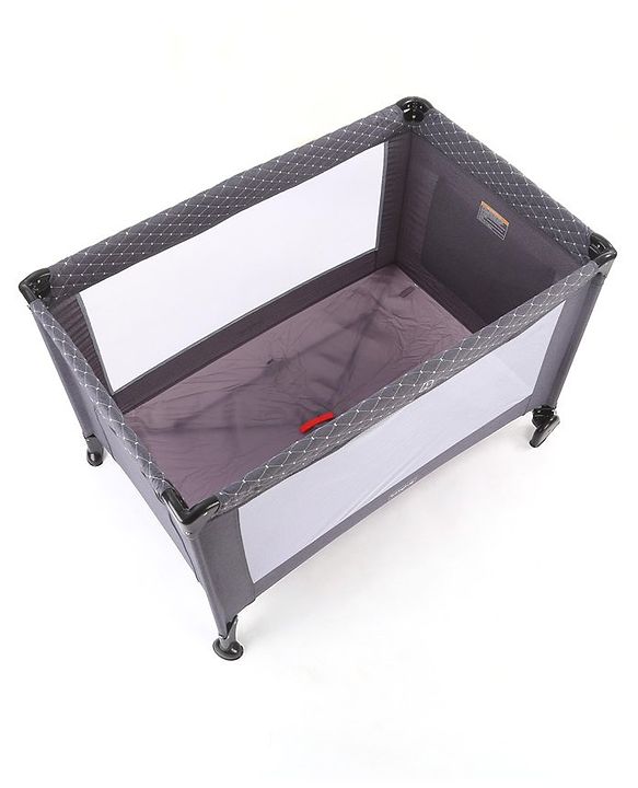Babyhug Bouyant 3 in 1 Playpen cum Cot with Mosquito Net - Dark Blue