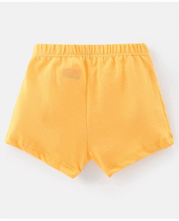 Babyhug 100% Cotton Antibacterial Trunks Wild Animal Print Pack of 3 -Multicolour