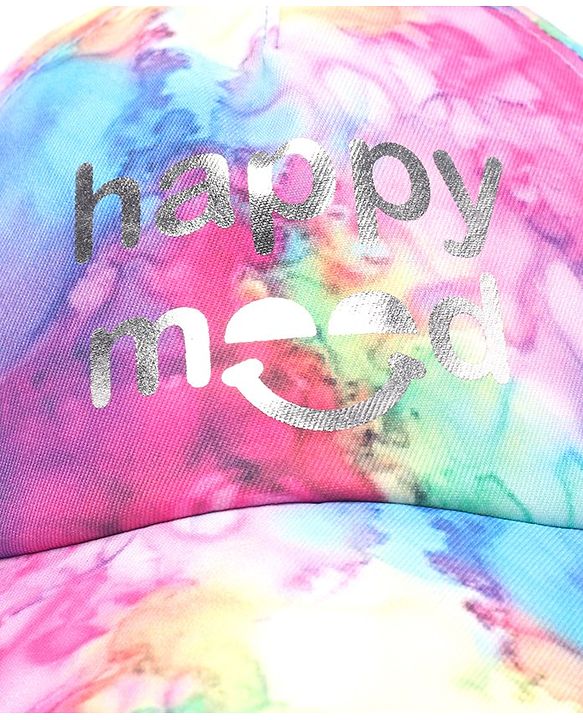 Babyhug Cotton Knit Summer Cap Tie & Die Pattern - Multicolour
