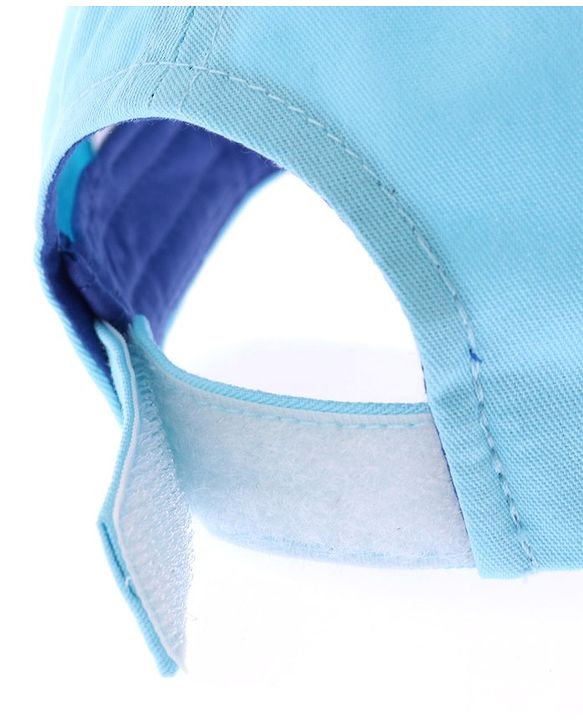 Babyhug Cotton blend Summer Caps Helicopter Print- Sky Blue