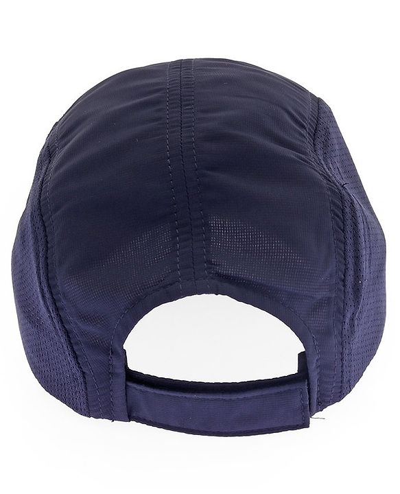 Pine Active Cotton Woven Summer Cap  Text Print  Navy Blue - Diameter 52 cm