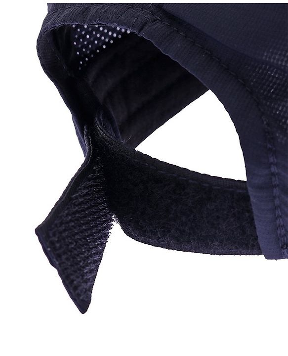 Pine Active Cotton Woven Summer Cap  Text Print  Navy Blue - Diameter 52 cm