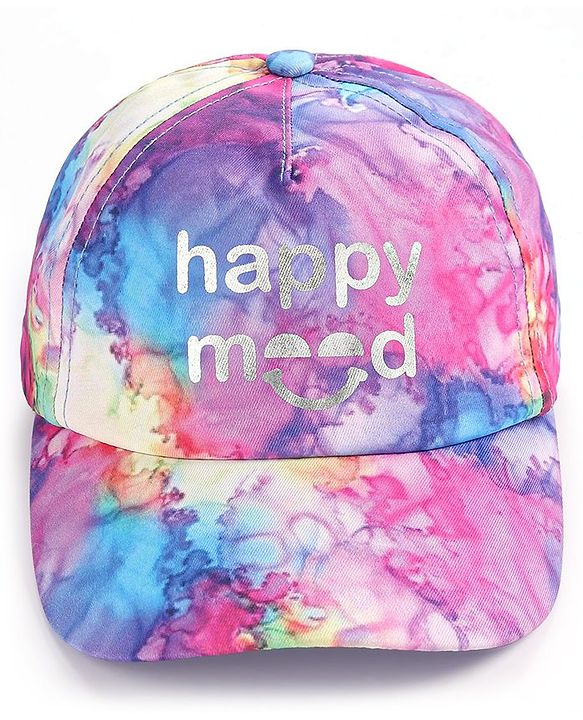 Babyhug Cotton Blend Woven Summer Cap - Multicolour
