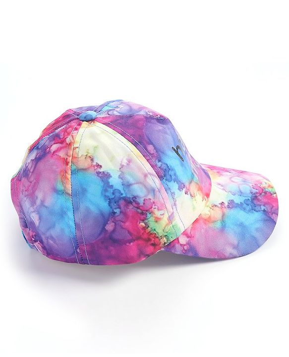 Babyhug Cotton Blend Woven Summer Cap - Multicolour