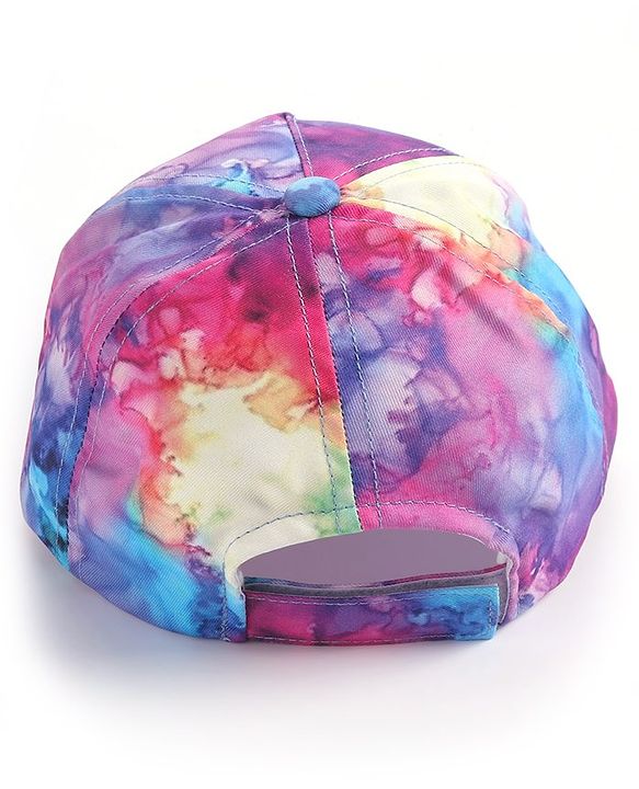 Babyhug Cotton Blend Woven Summer Cap - Multicolour