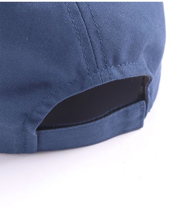Babyhug Cotton Blend Summer Cap Helicopter Print- Navy Blue