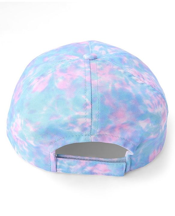Babyhug Cotton Blend Summer Cap Text Print- Multicolor