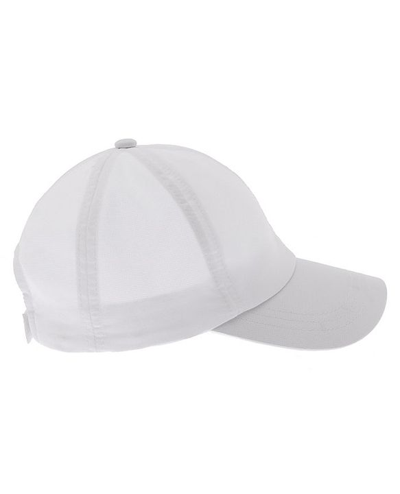 Pine Active Cotton Blend Woven Summer Cap Solid Colour - White