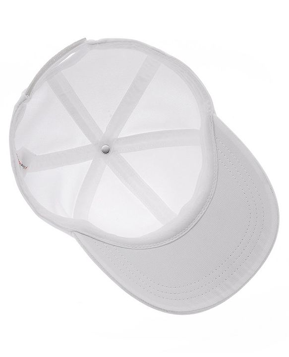 Pine Active Cotton Blend Woven Summer Cap Solid Colour - White