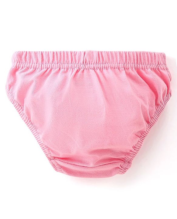 Babyhug 100% Cotton Antibacterial Panties With Floral Print Pack of 3 - Multicolour