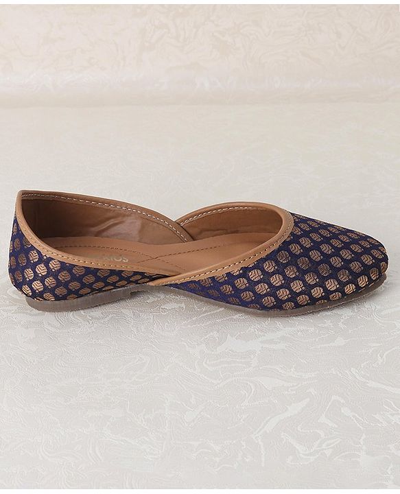 Pine Kids Ethnic Wear Mojaris - Blue