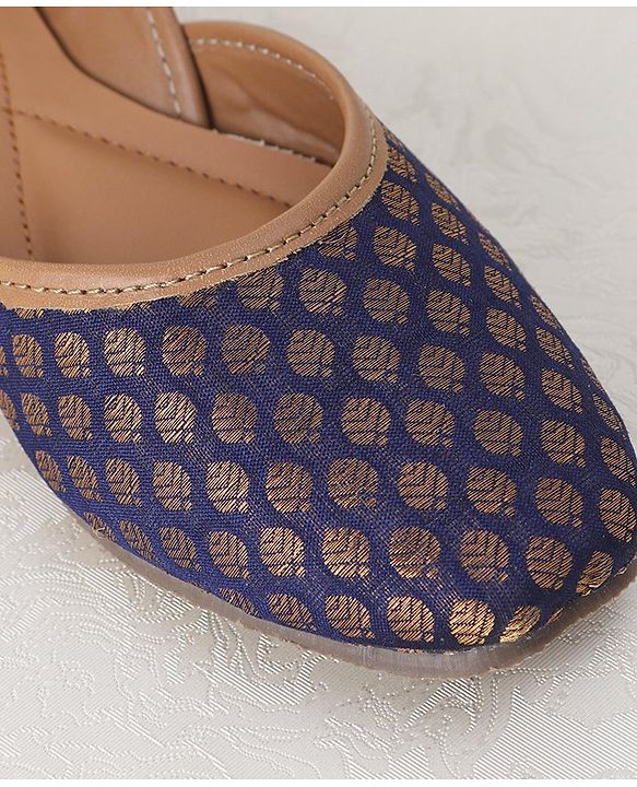 Pine Kids Ethnic Wear Mojaris - Blue