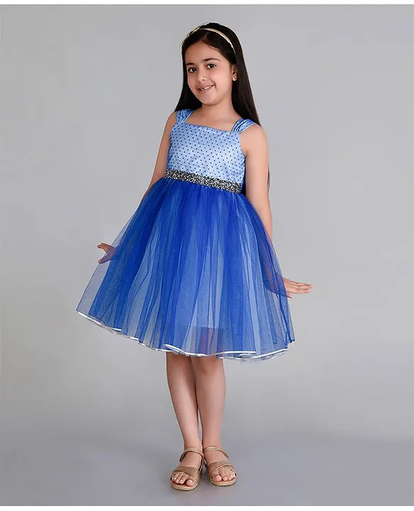 Toy Balloon Kids Teal Blue Hi-Low Girls Dress : Amazon.in: Toys & Games
