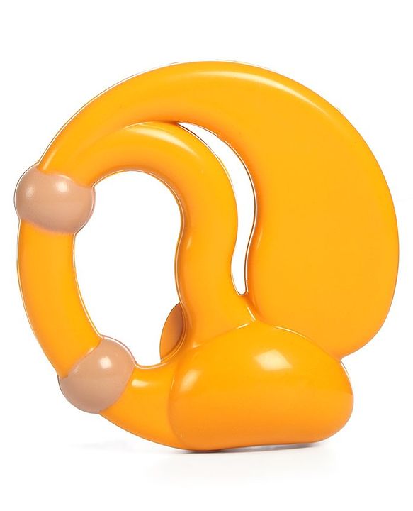 Babyhug Squirrel Shape Baby Rattle - Orange