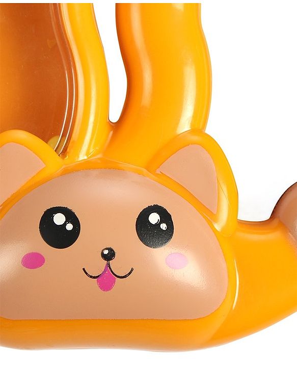 Babyhug Squirrel Shape Baby Rattle - Orange