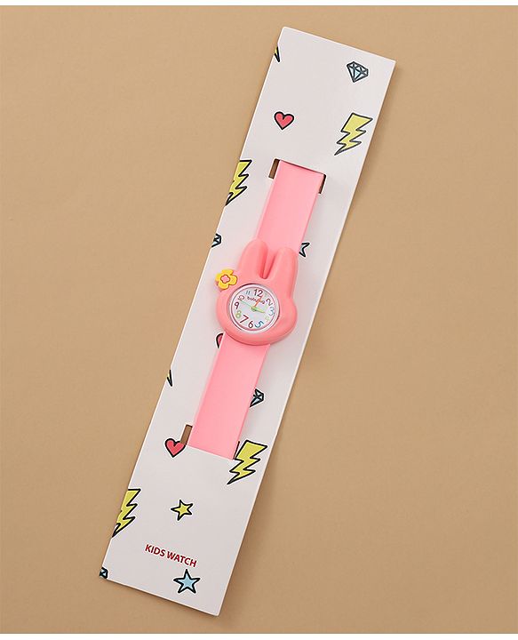 Babyhug Free Size Analog Watch - Pink