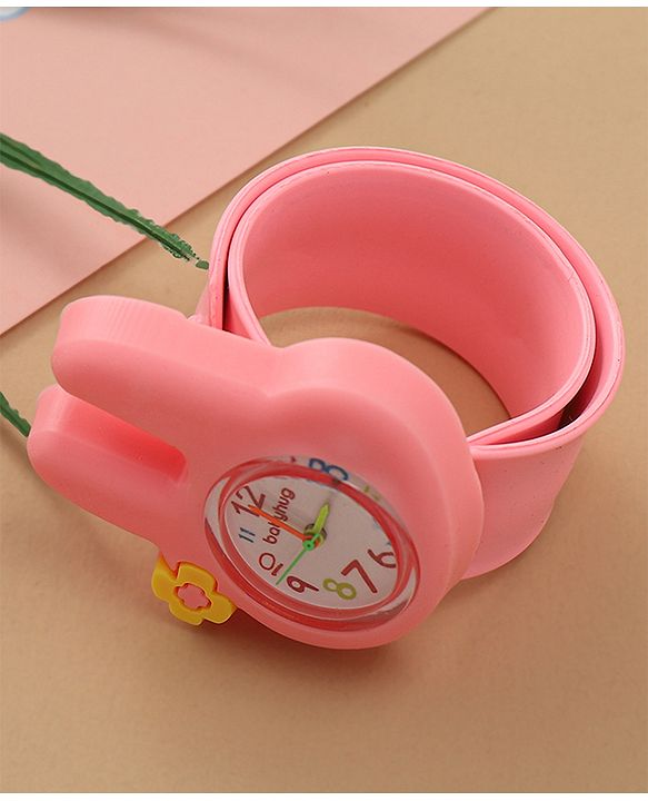 Babyhug Free Size Analog Watch - Pink