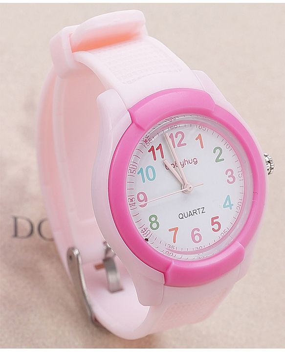 Babyhug Free Size Analog Quartz Watch - Pink