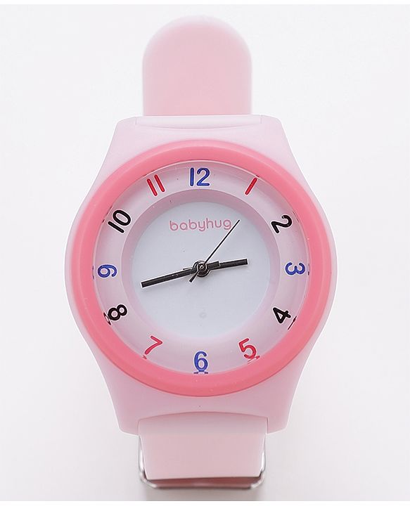 Babyhug Free Size Analog Watch - Pink