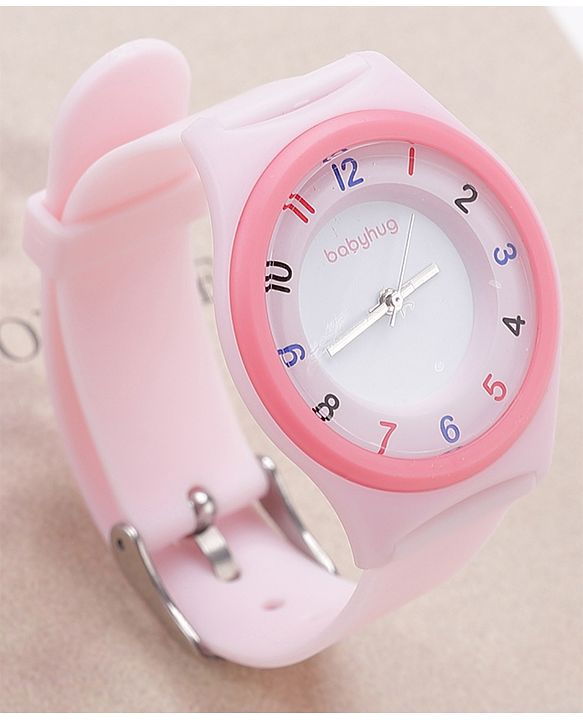 Babyhug Free Size Analog Watch - Pink