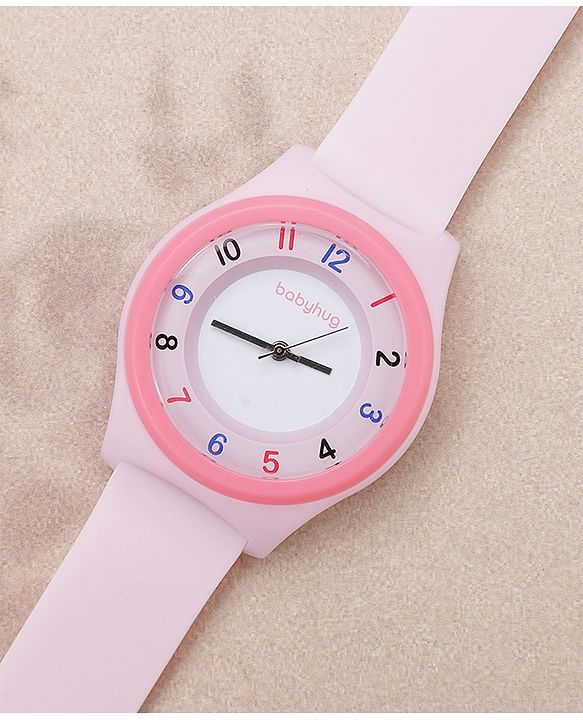 Babyhug Free Size Analog Watch - Pink
