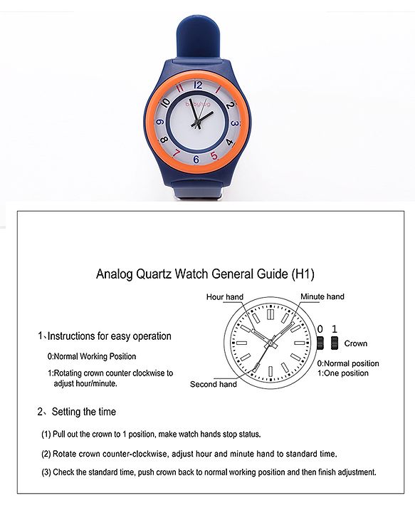 Babyhug Free Size Analog Watch - Pink