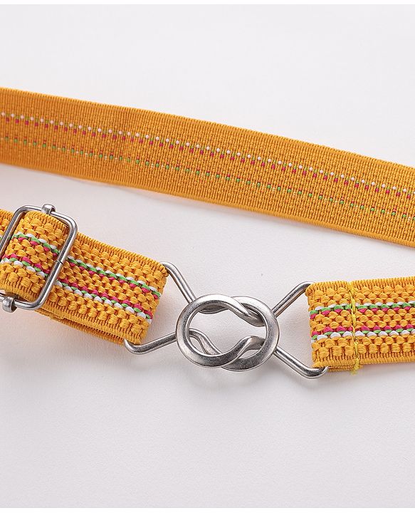 Babyhug Free Size Braided Belt - Yellow