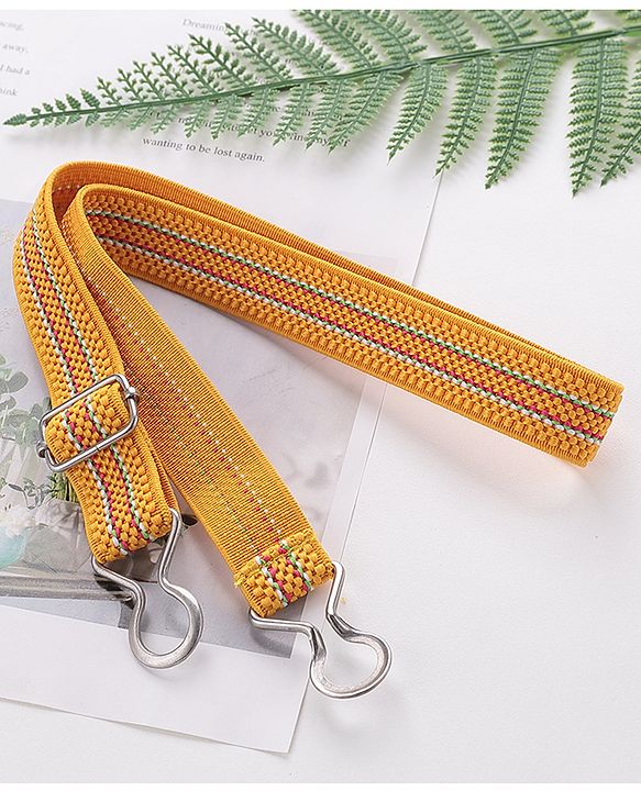 Babyhug Free Size Braided Belt - Yellow