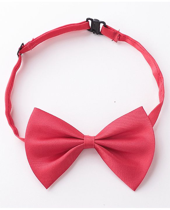 Babyhug Bow and Suspender Set Polka Dot  Printed - Red