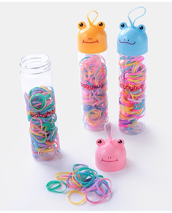 Babyhug Rubber Bands & Scrunchies Sets Free Size Pack Of 3 - Multicolor