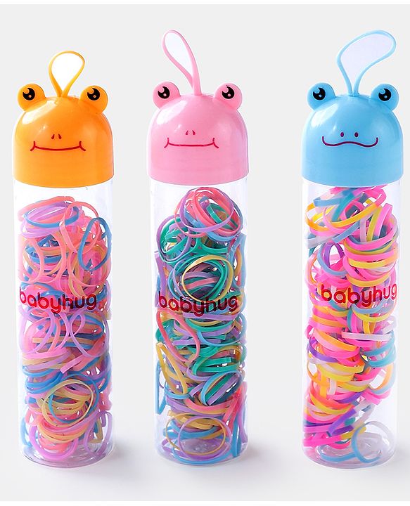 Babyhug Rubber Bands & Scrunchies Sets Free Size Pack Of 3 - Multicolor