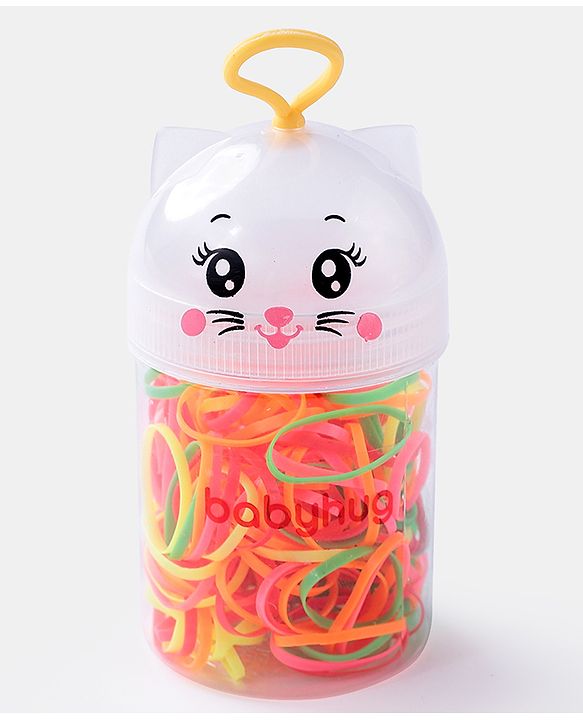 Babyhug Rubber Bands & Scrunchies Sets Free Size Pack Of 3 - Multicolor