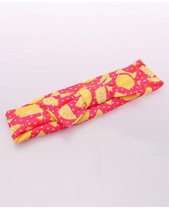 Babyhug Free Size Headbands With Bow Applique Pack of 3- Multicolor