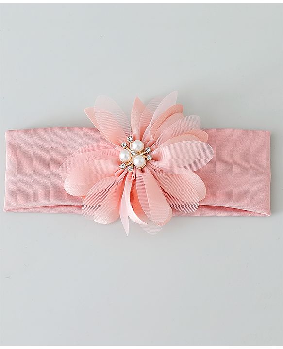 Babyhug Headbands with Floral Applique Pack of 3 - Multicolor